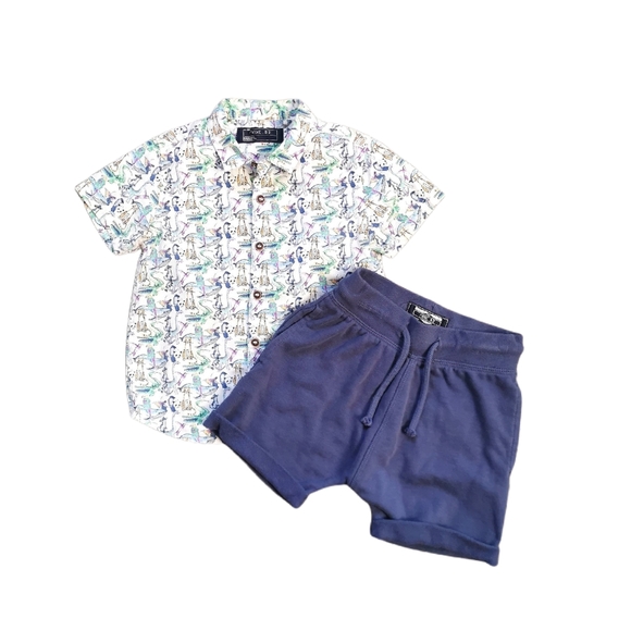 18-24 Mon NEXT 82 Matching Summer Outfit EUC - Picture 4 of 4